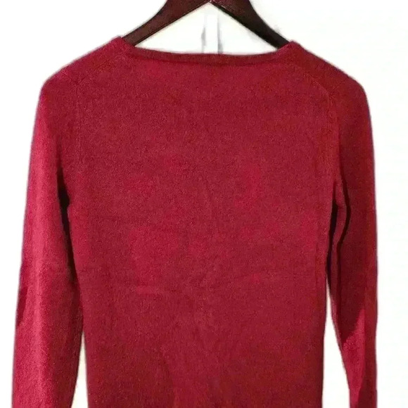 Talbots Cashmere Red Sweater - Perfect for Layering - Picture 2 of 5
